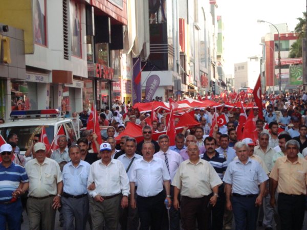 İsrail saldırısına protesto