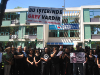 İzfaş’ta grev başladı