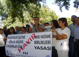 SES: Hastaneleri hükümet yönetmek istiyor