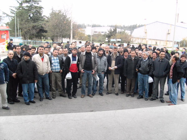 Tekel işçilerine destek verdik