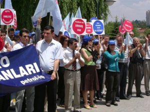 Botaş’ta eyleme devam