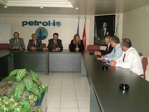 Arnavutluk Bağımsız Petrol ve Gaz Sendikası’ndan ziyaret