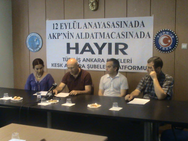 12 Eylül Anayasası’na da AKP aldatmacasına da Hayır