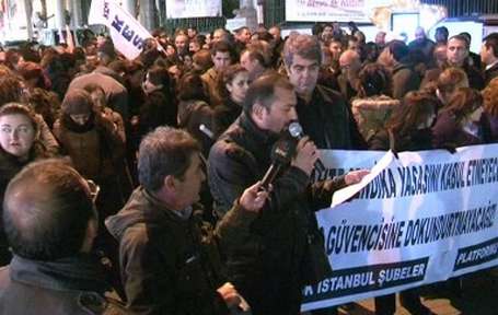 Sahte sendika yasasını kabul etmeyeceğiz