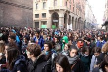 Milano’lu öğrencilerin işgal eylemi