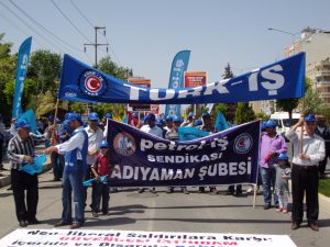 ADIYAMAN’DA 1 MAYIS KUTLAMALARI…