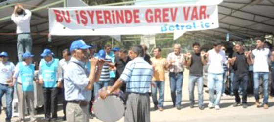 Mersin’de 530 işçi greve çıktı