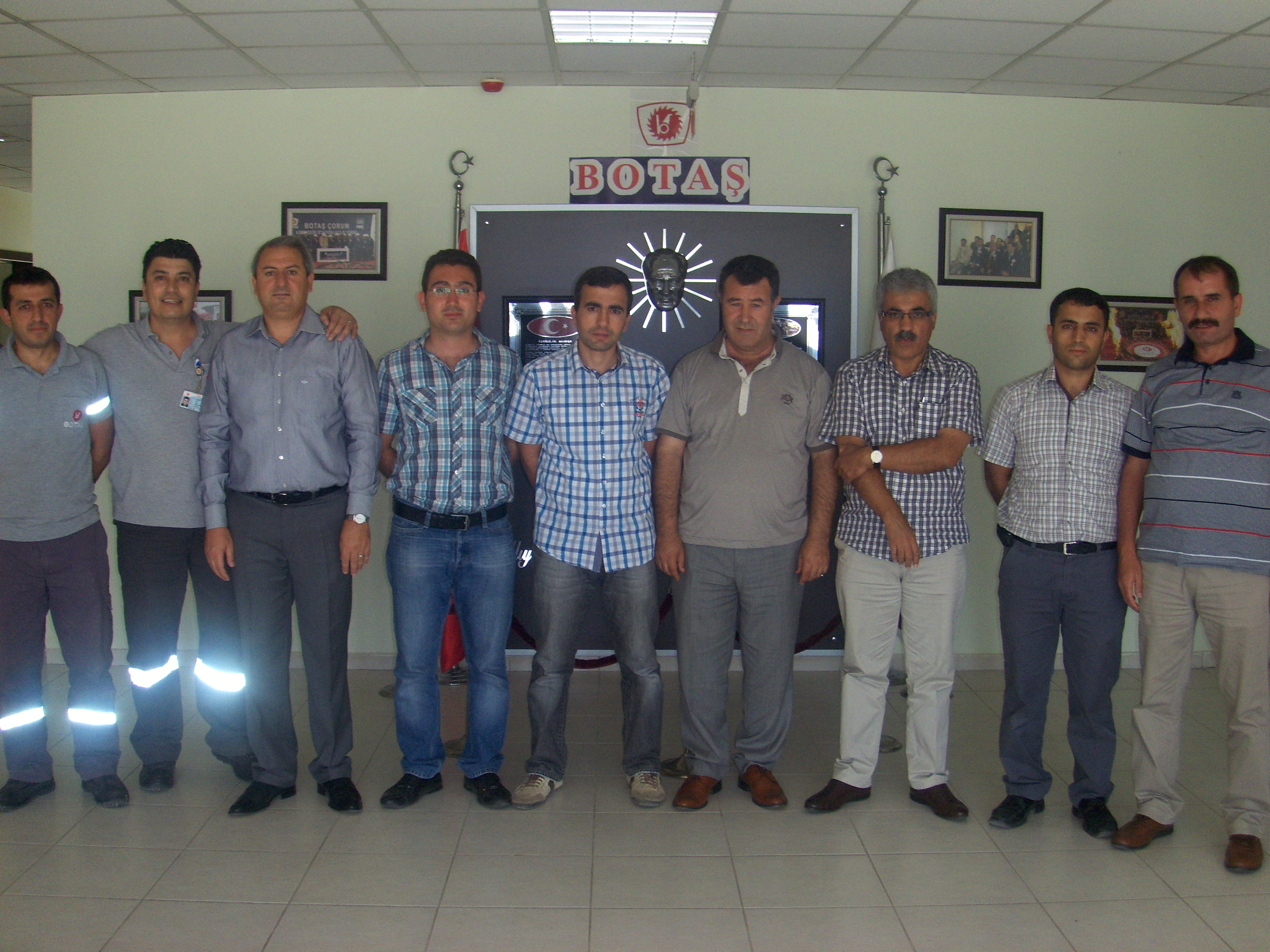 Ankara Şubemizden BOTAŞ Çorum CS-11 Kompresör İstasyonu Ziyareti