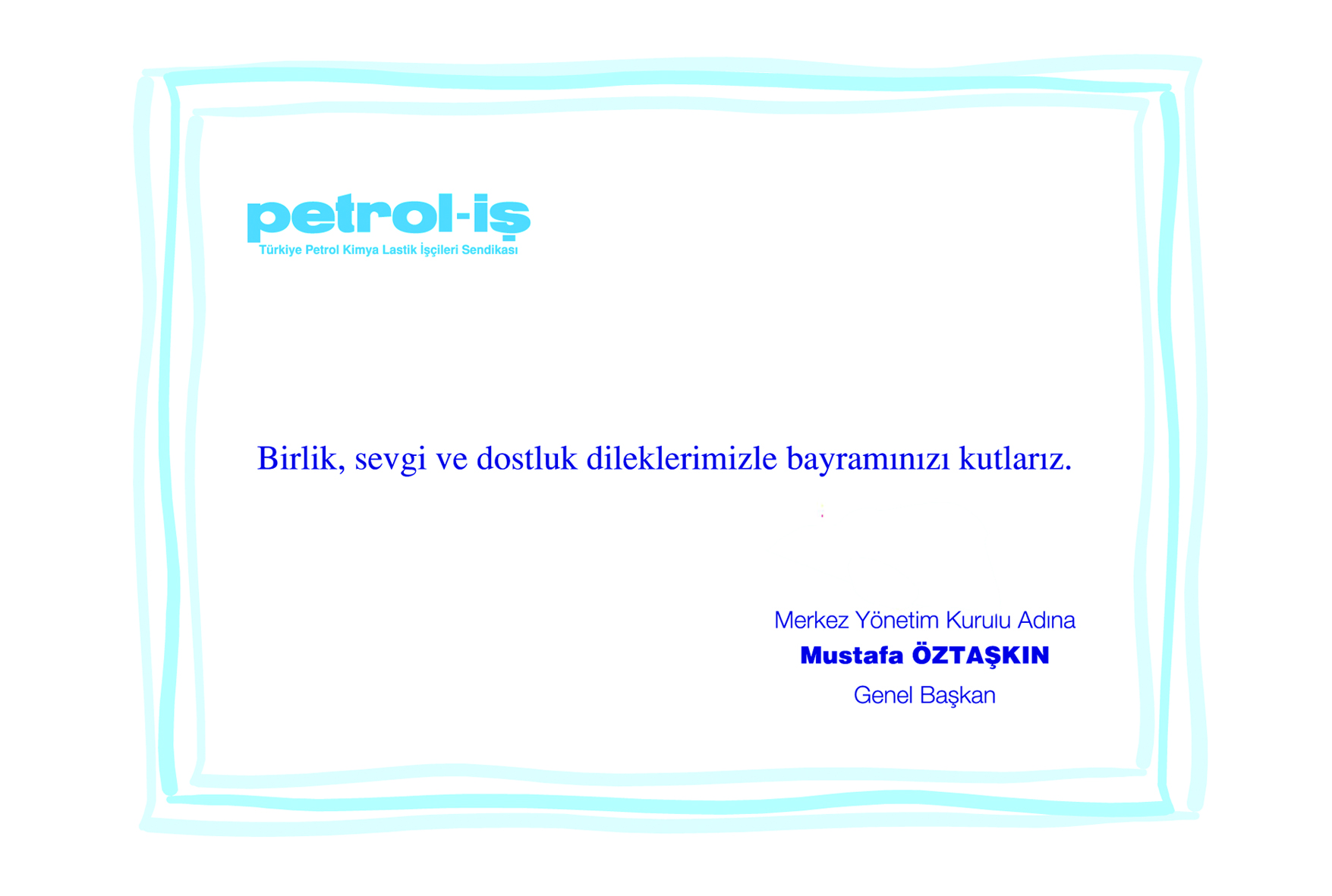 BAYRAMINIZ KUTLU OLSUN