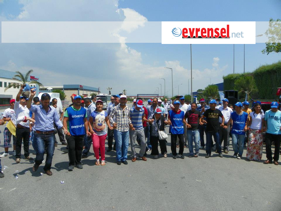 TÜRK-İŞ’TEN STANDART PROFİL DİRENİŞÇİLERİNE ZİYARET