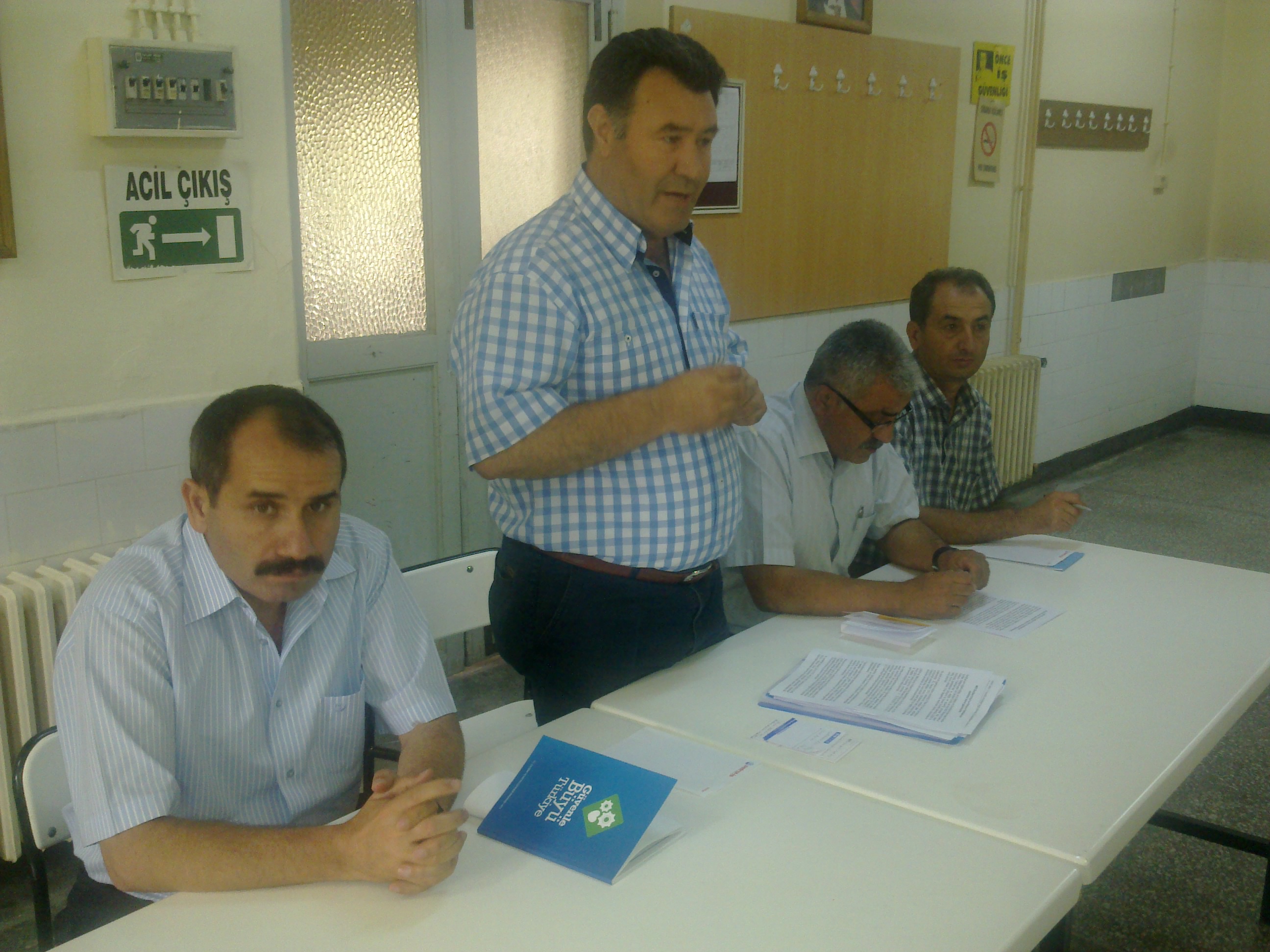 MKE Barutsan Roket ve Patlayıcı Fabrikası’nda Üyelerimize Bilgilendirme Toplantısı Yapıldı