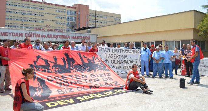 Okmeydanı Hastanesi’nde direniş 55. gününde