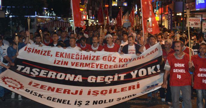 İzmir’de işçiler taşerona karşı eylemlere devam ediyor