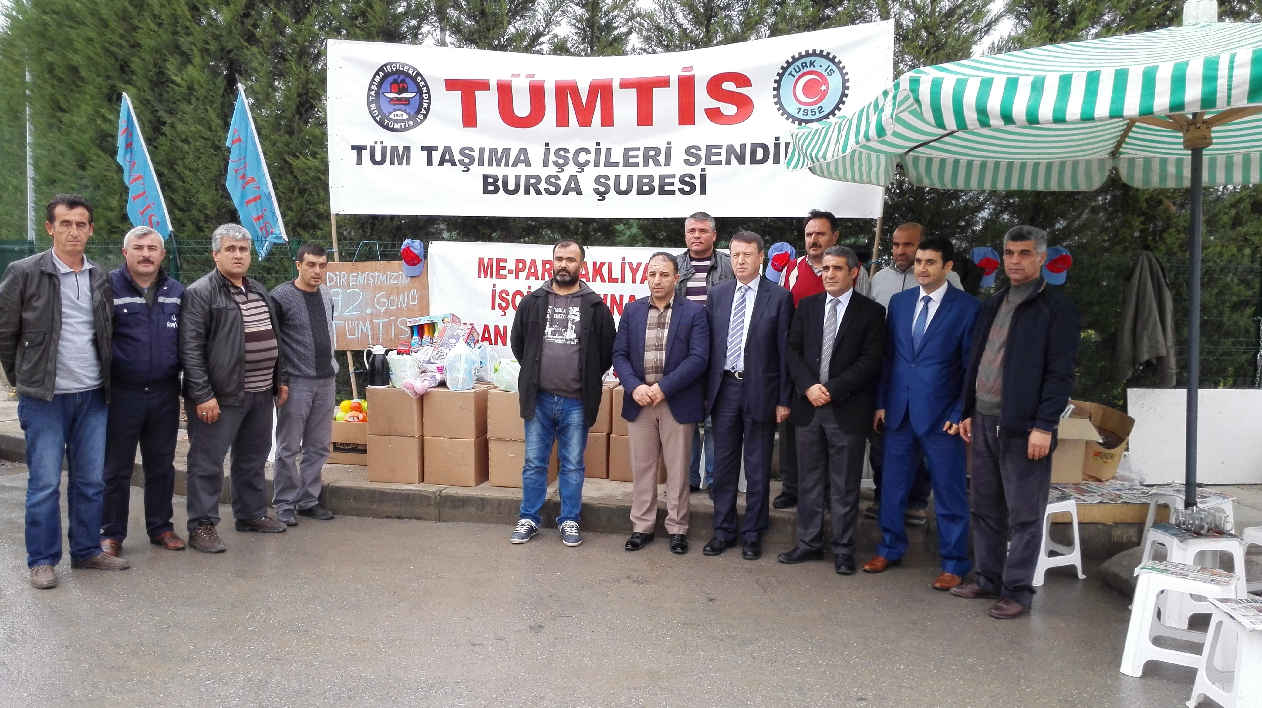 Bursa Şube’den Me-Par Direnişçilerine Ziyaret