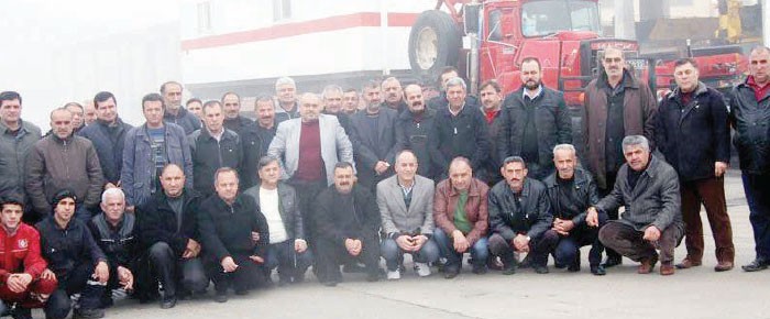 İşçiler TIR’ları vermedi