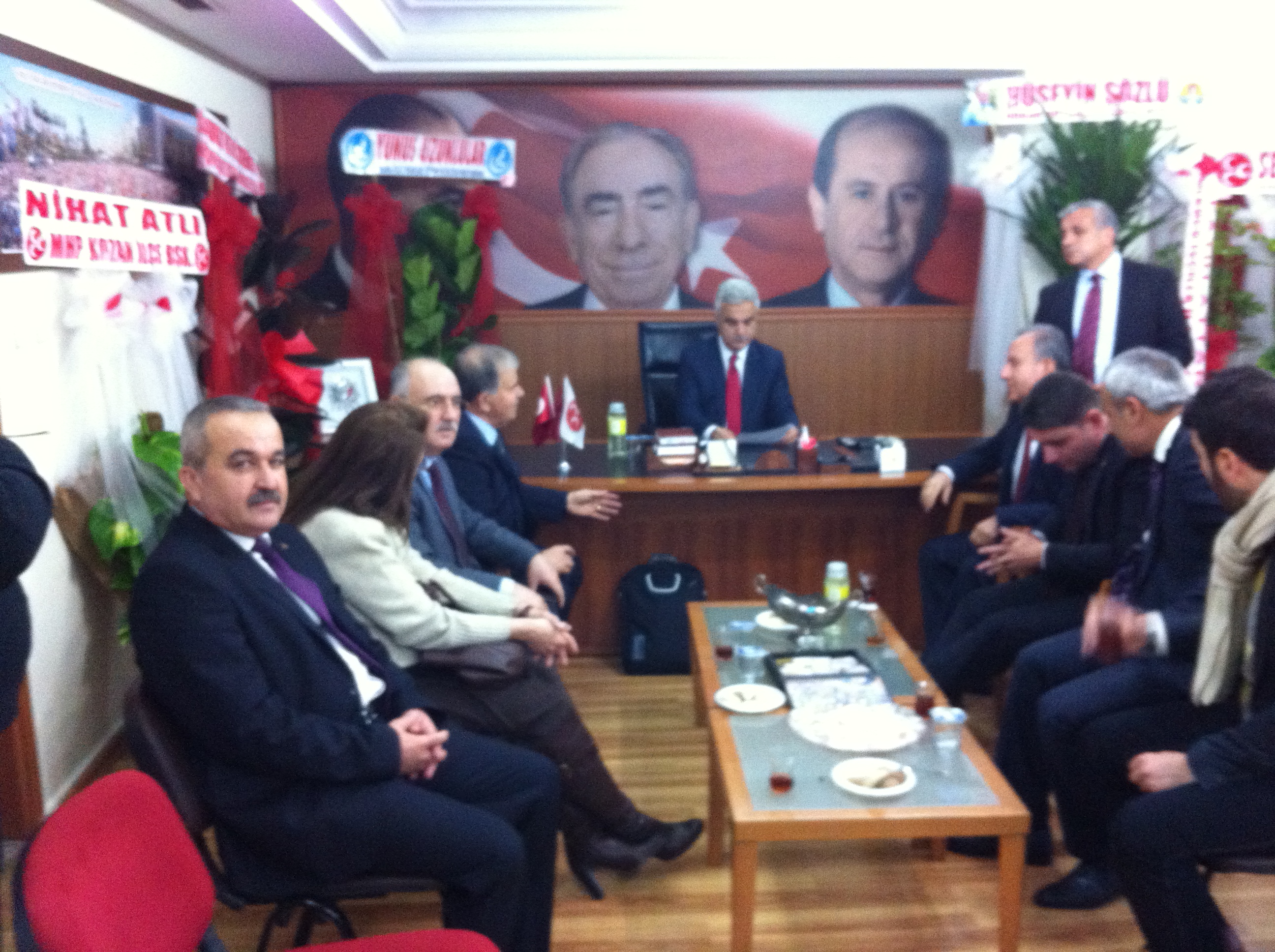 Genel Yönetim Sekreterimiz MHP Adana İl Başkanı’nı Ziyaret Etti