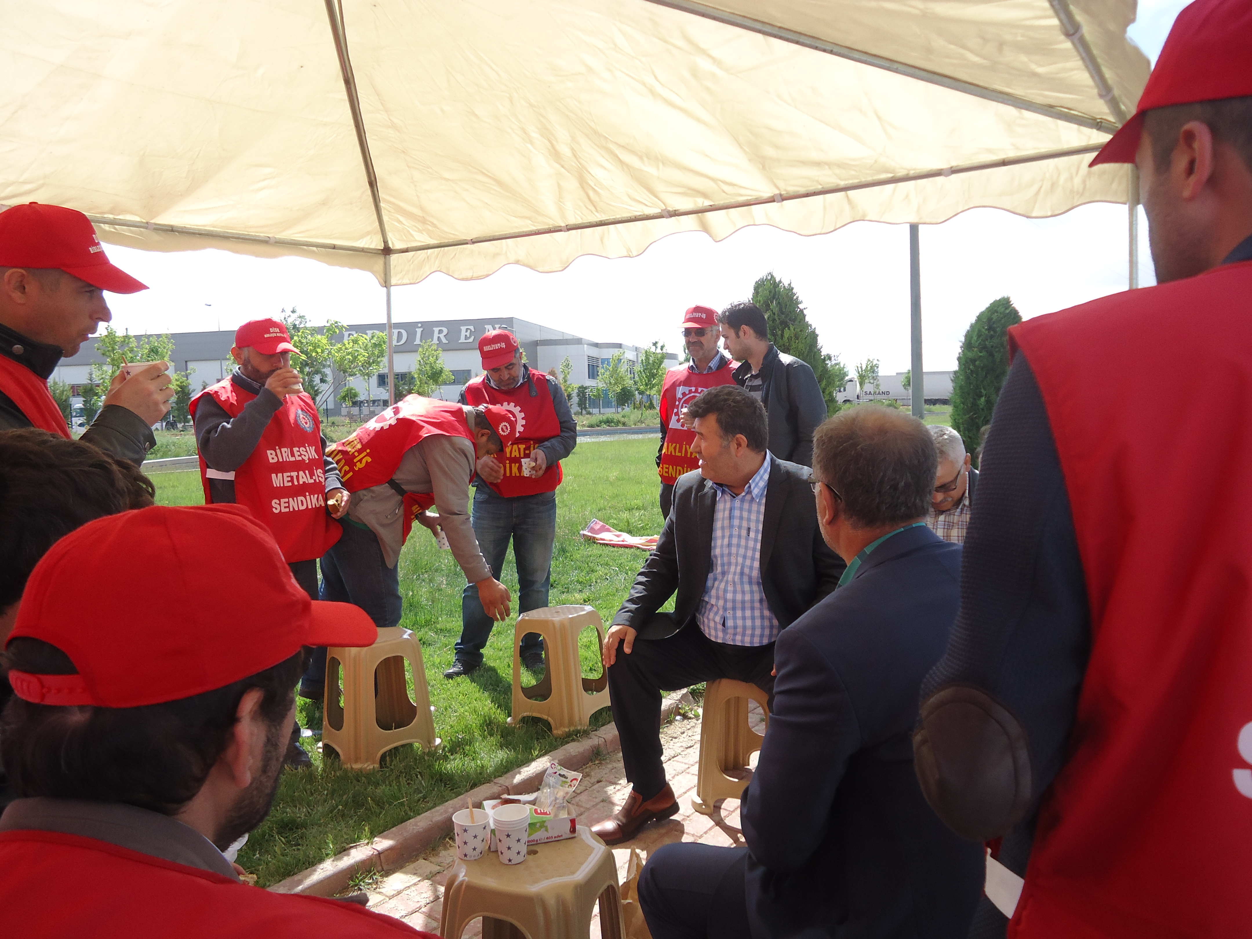 Ankara Şubemizden Hidrokon Hidrolik Makine İşçilerine Destek Ziyareti