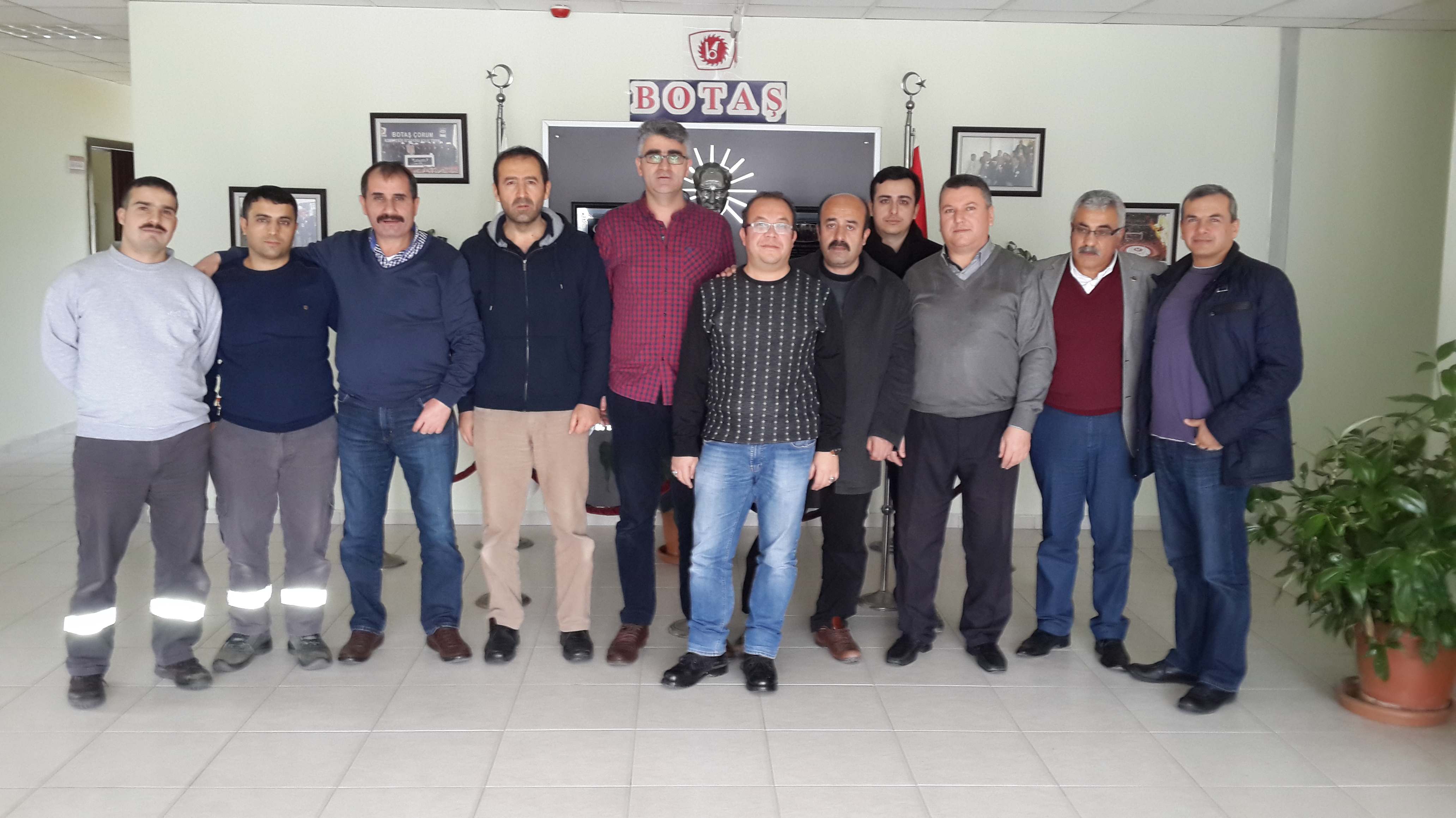 Ankara Şubemiz BOTAŞ CS-13 Çalışanı Üyelerimizle