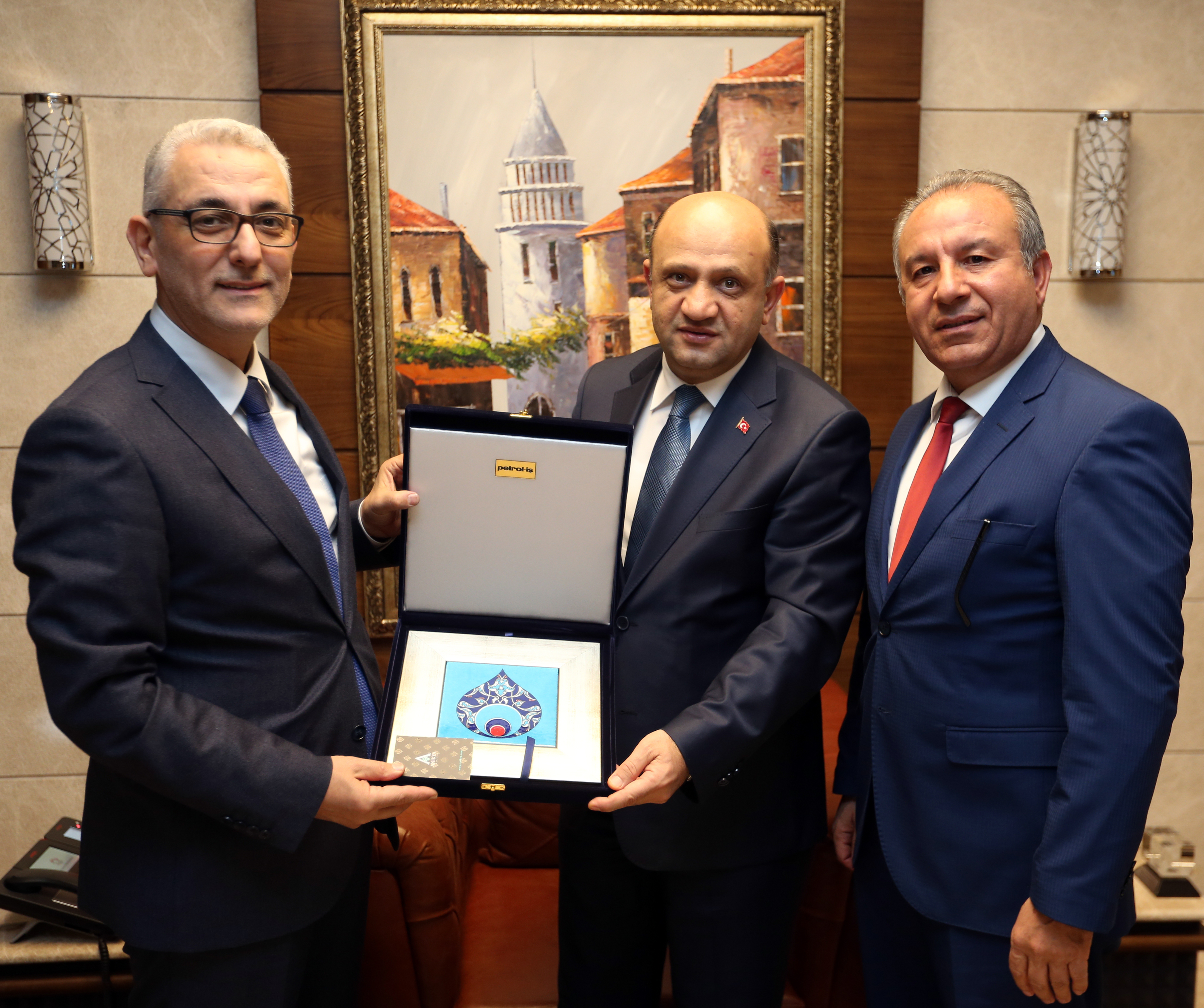 Genel Başkanımız  Ali Ufuk Yaşar ve Genel Sekreterimiz Ahmet Kabaca’nın Tebrik Ziyareti