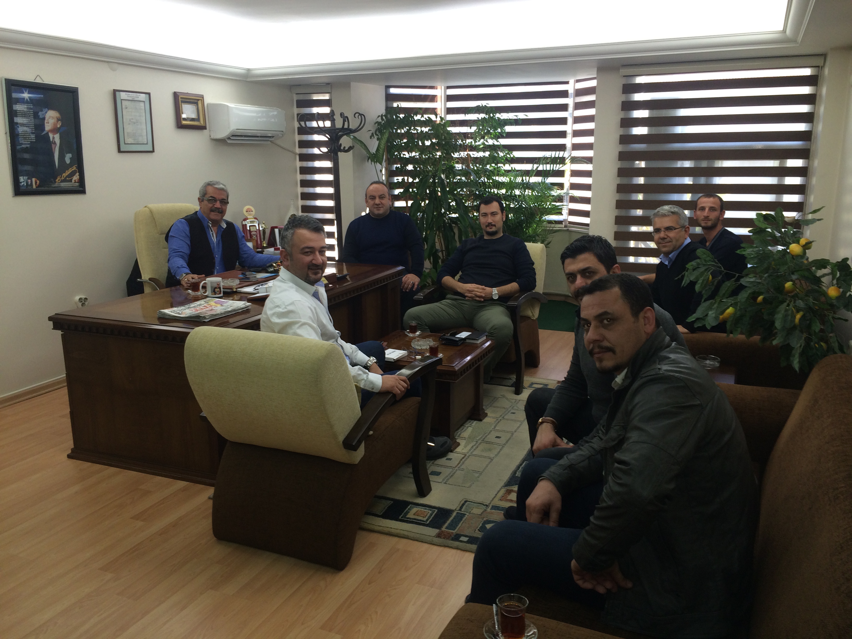 TPI  A.Ş. Bölüm  Müdürlerinden  Şubemize Ziyaret