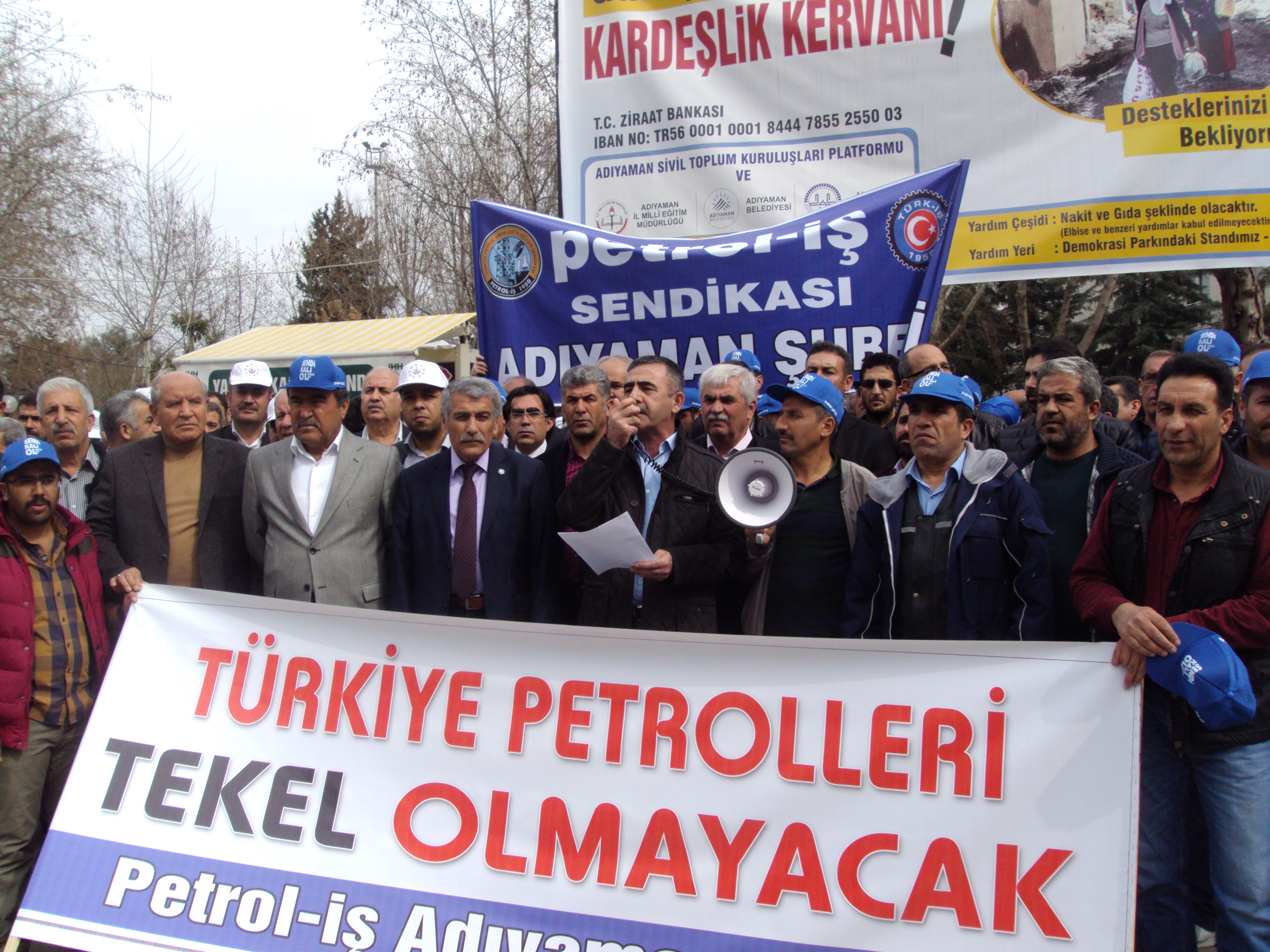 AdıyamanŞubemizden Kıdem Tazminatı Eylemine Destek