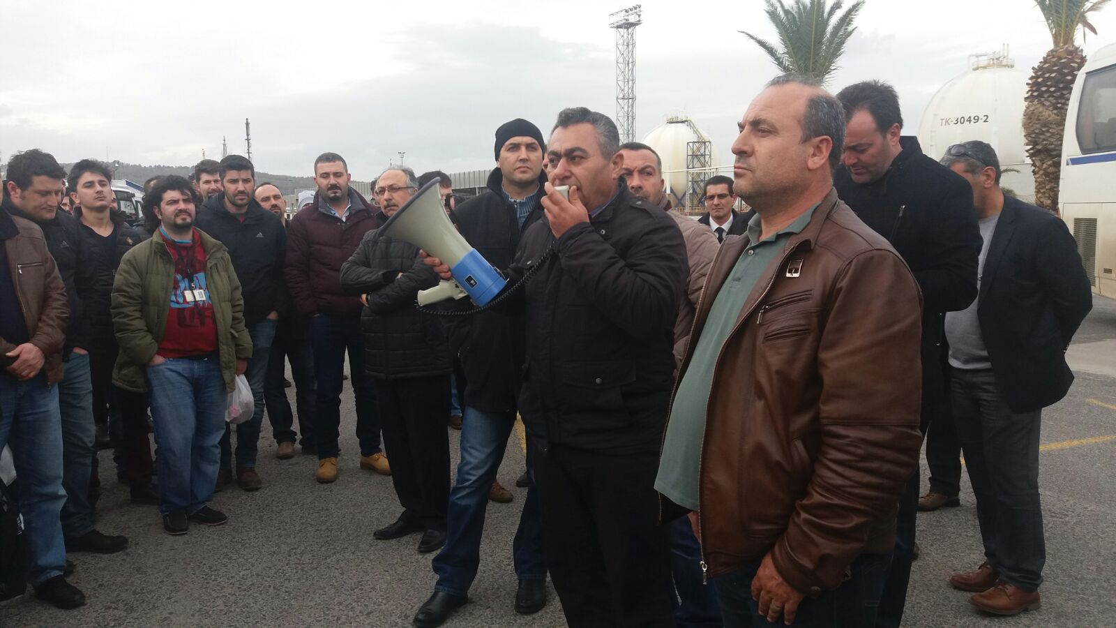 Aliağa Tüpraş’ta Esnek Çalışma Sistemine Karşı Eylem
