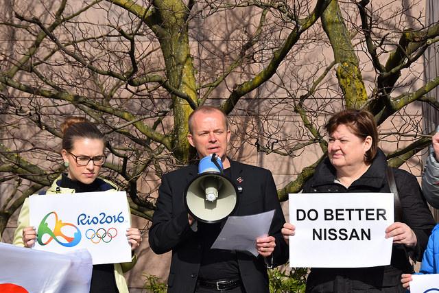 Nissan sendikal özgürlükleri çiğniyor ve Olimpiyat ilkelerini hiçe sayıyor