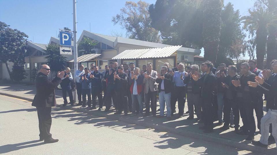 Mersin ATAŞ İşyerinde Eylem