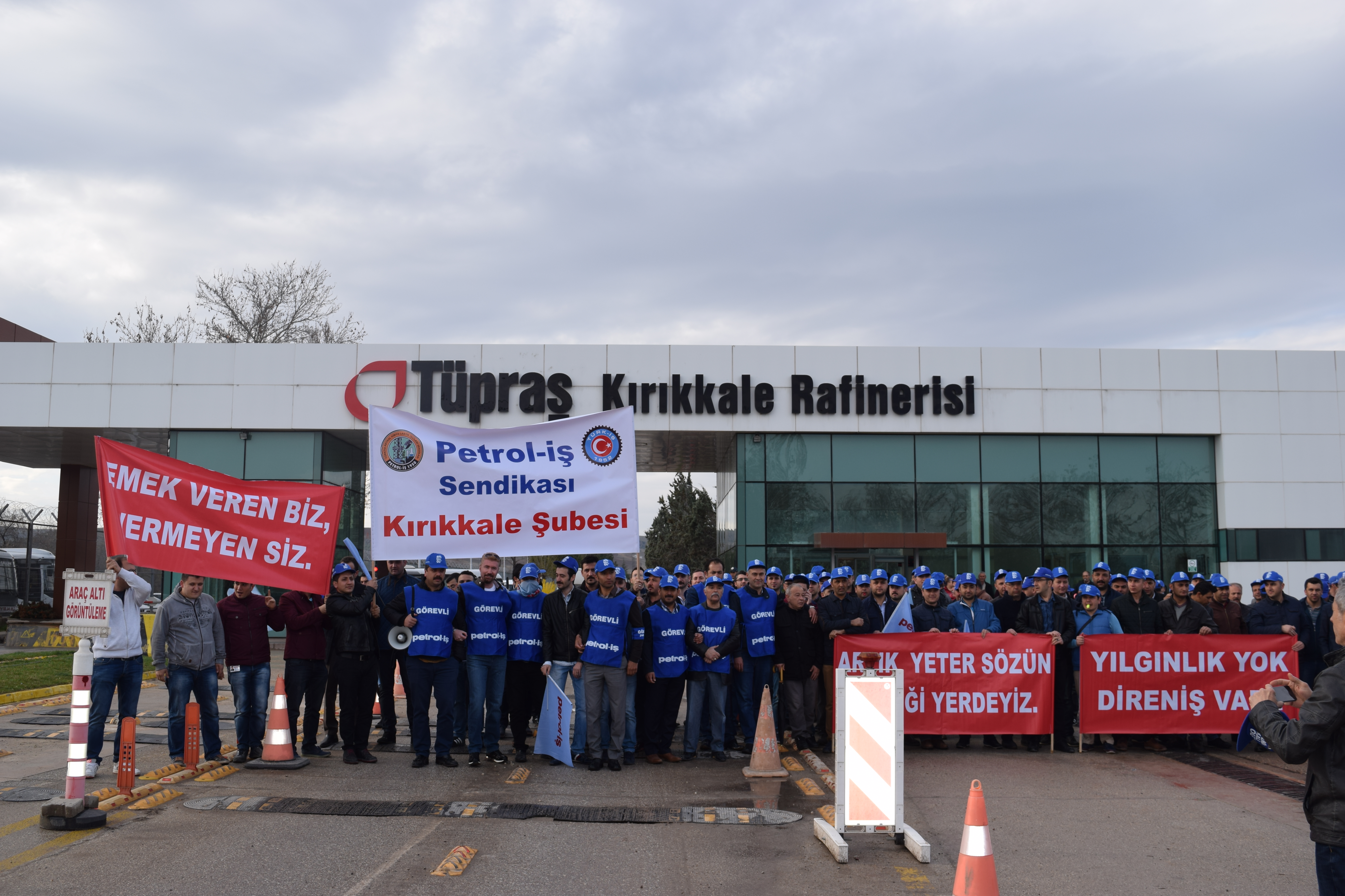 Kırıkkale Tüpraş’ta İş Bırakma Eylemi Yapıldı