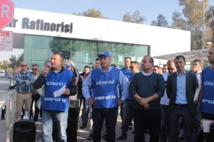 Tüpraş Aliağa Rafinerisi’nde İş Bırakma Eylemi
