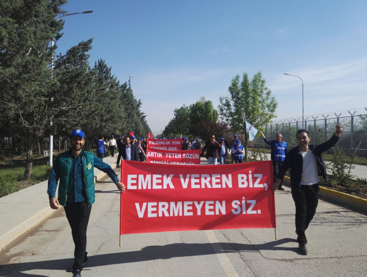 Kırıkkale Tüpraş’ta İş Bırakma Eylemi