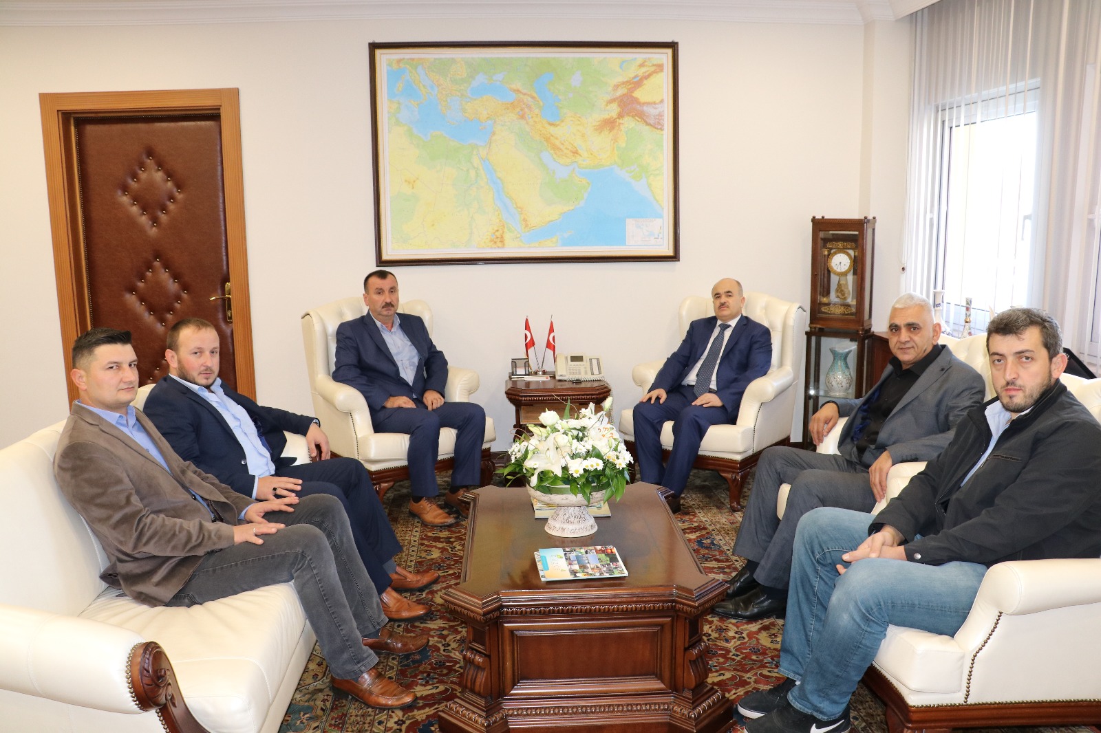 Düzce Şubemiz Düzce Valisi Zülküf Dağlı’yı Ziyaret Etti