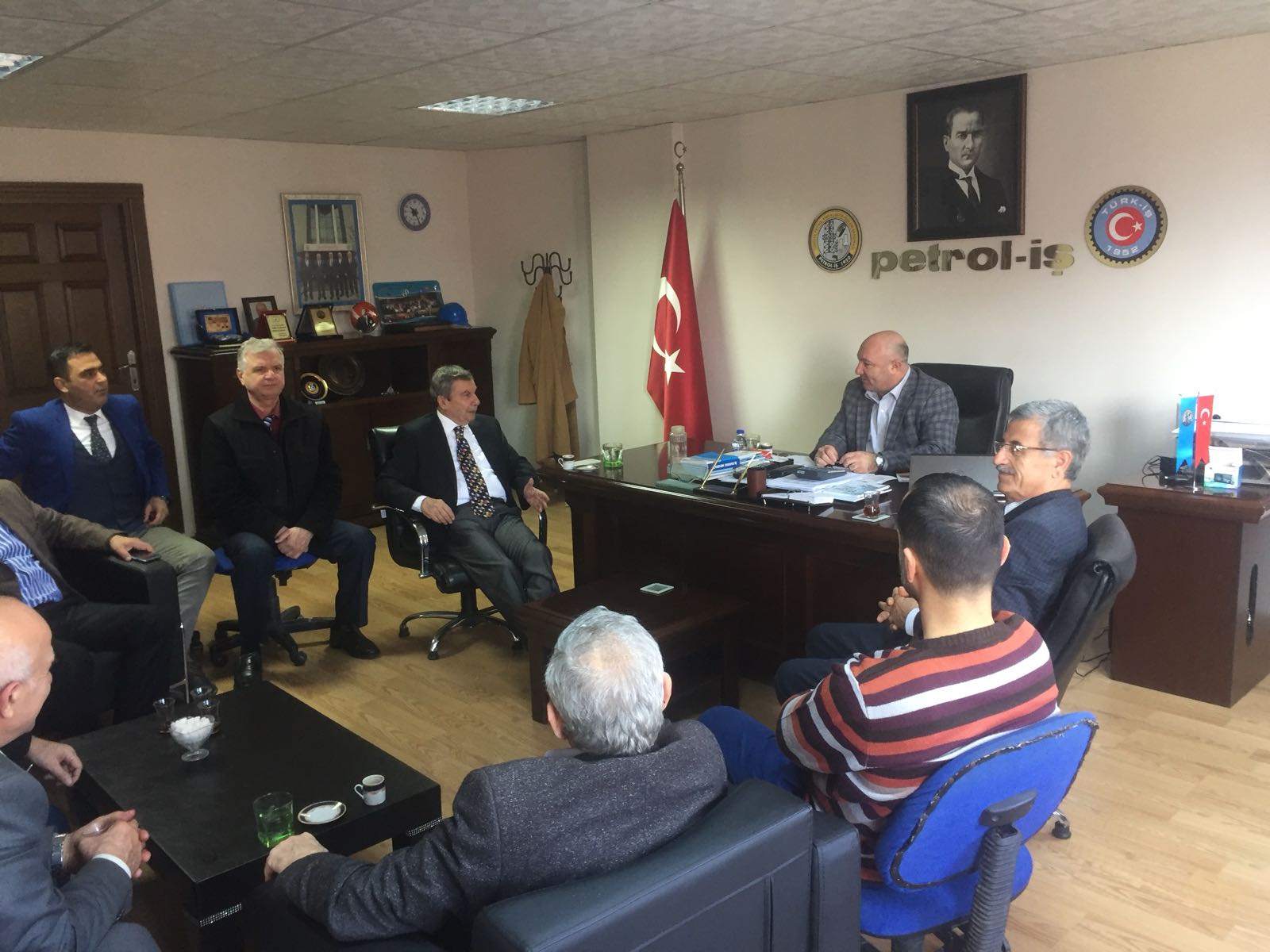 Eski Kültür Bakanı İstemihan Talay Mersin Şubemizde