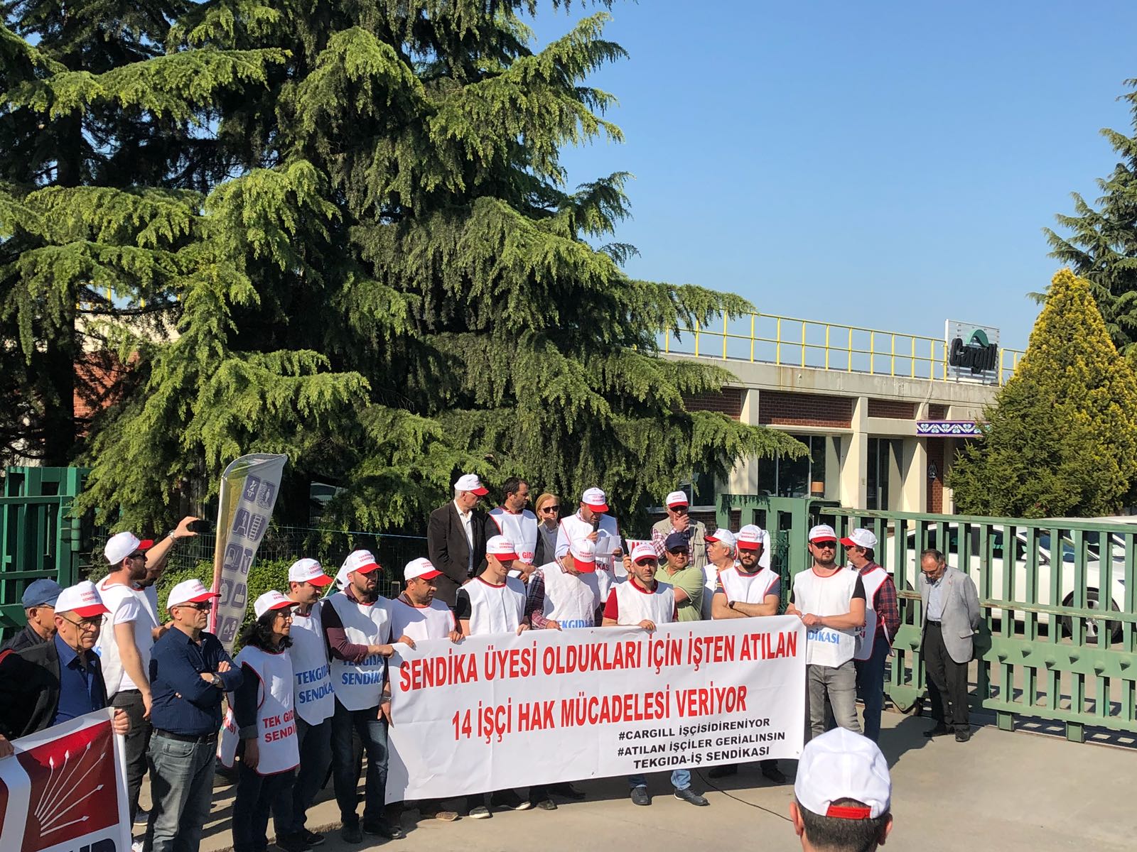 Bursa Şubemizden Tek Gıda-İş Basın Açıklaması Destek