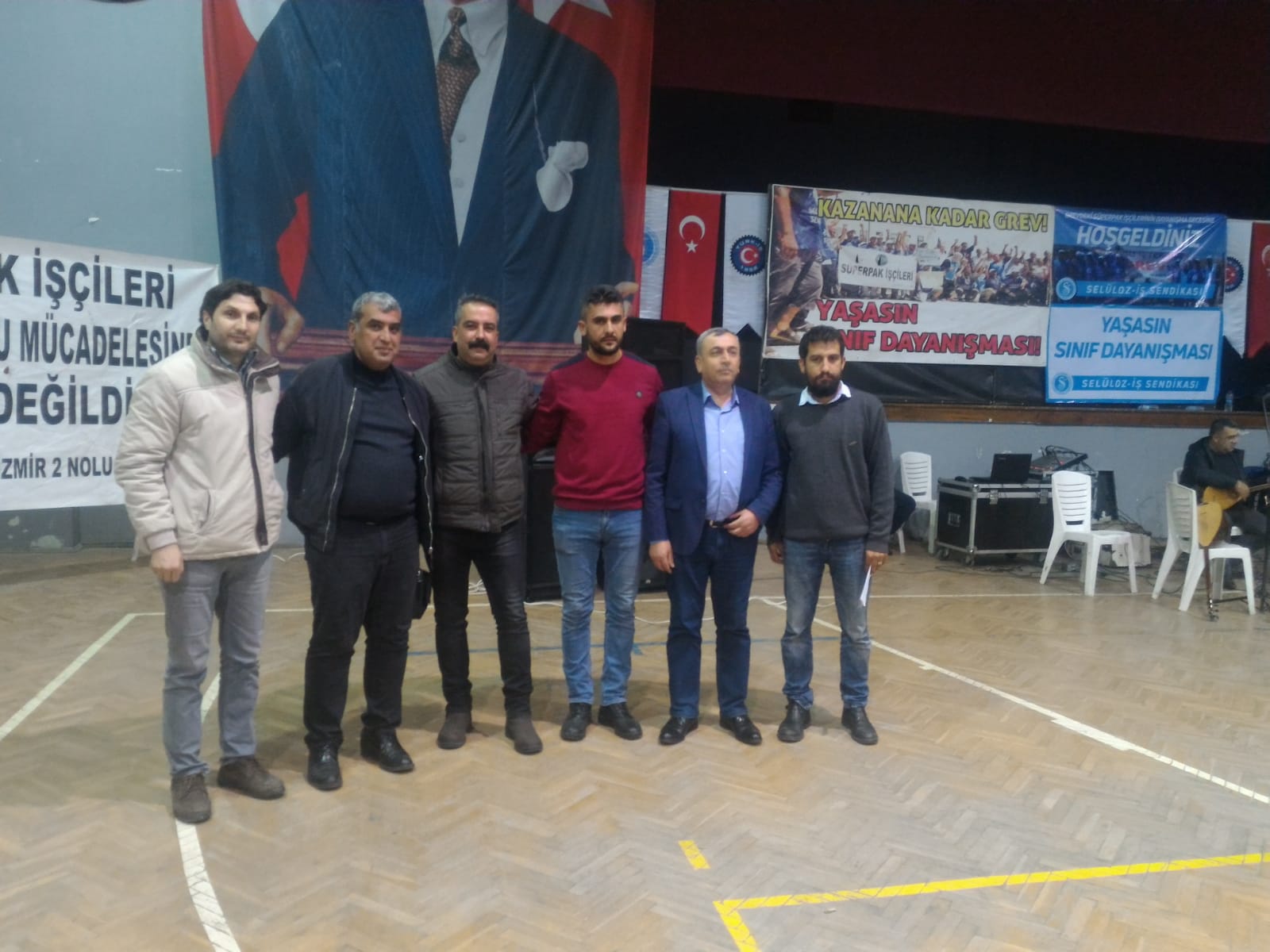 Aliağa Şubemizden Süperpak Ambalaj Çalışanı İşçilerin Dayanışma Gecesine Katılım