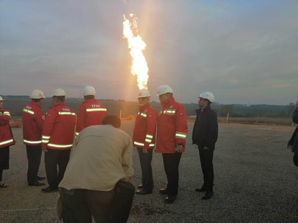 Trakya Batı Çeltik-1 Kuyusu’nda Doğal Gaz Ateşleme Töreni