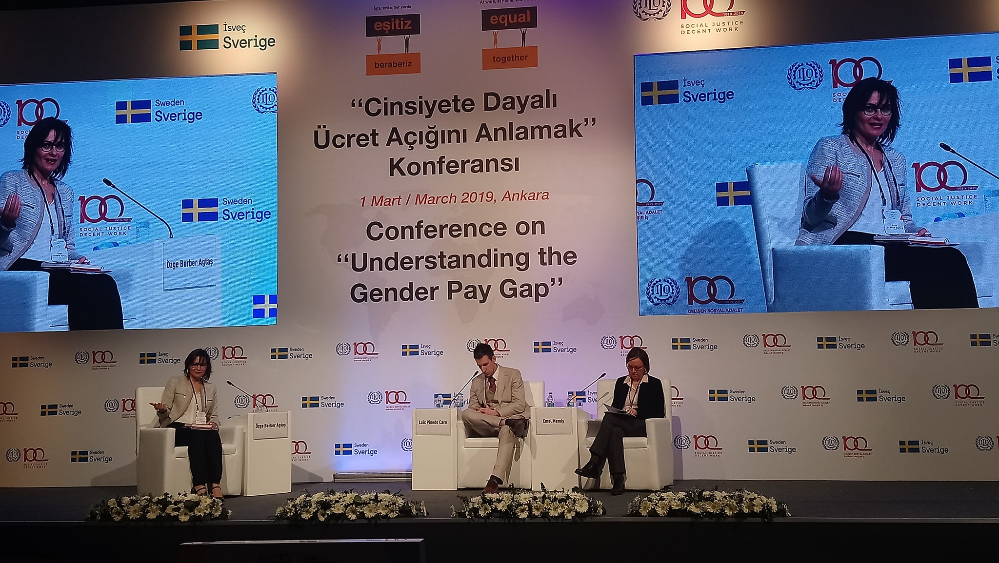 ILO CİNSİYETE DAYALI ÜCRET AÇIĞINI ANLAMAK KONFERANSI YAPILDI