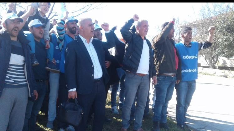 Genel Örgütlenme ve Eğitim Sekreterimizden Kale Kayış Direnişine Ziyaret