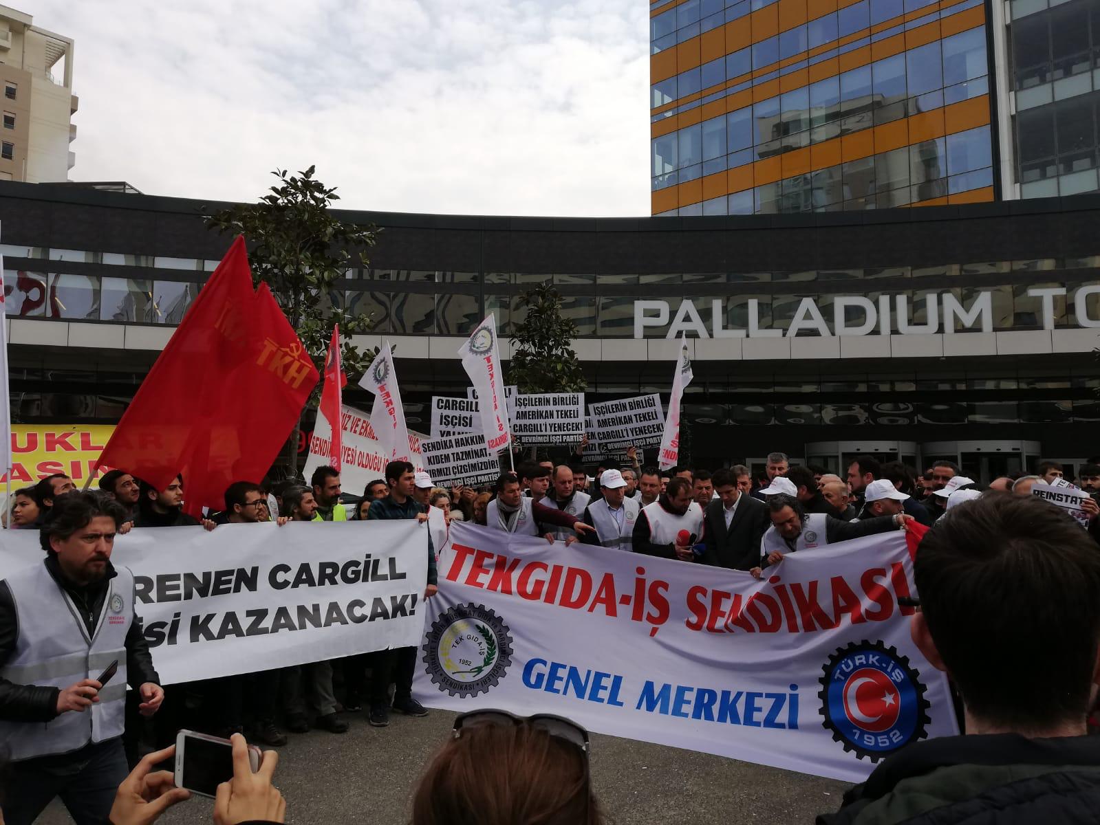 Genel Eğitim ve Örgütlenme Sekreterimizden Cargill Emekçilerine Destek