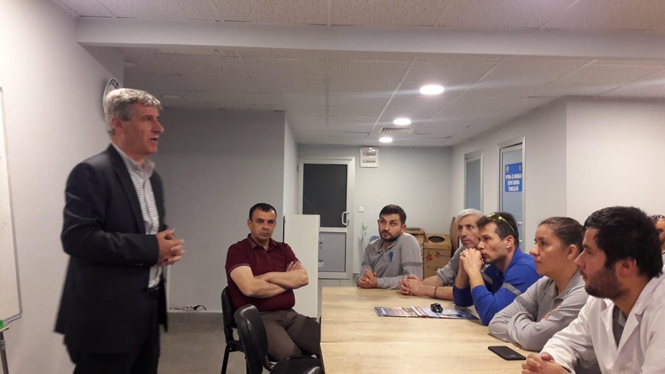 Tekpol İşyerinde Çalışan Üyelerimizle Toplantı
