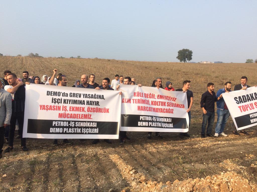 Demo Plastik’e sendika girecek!