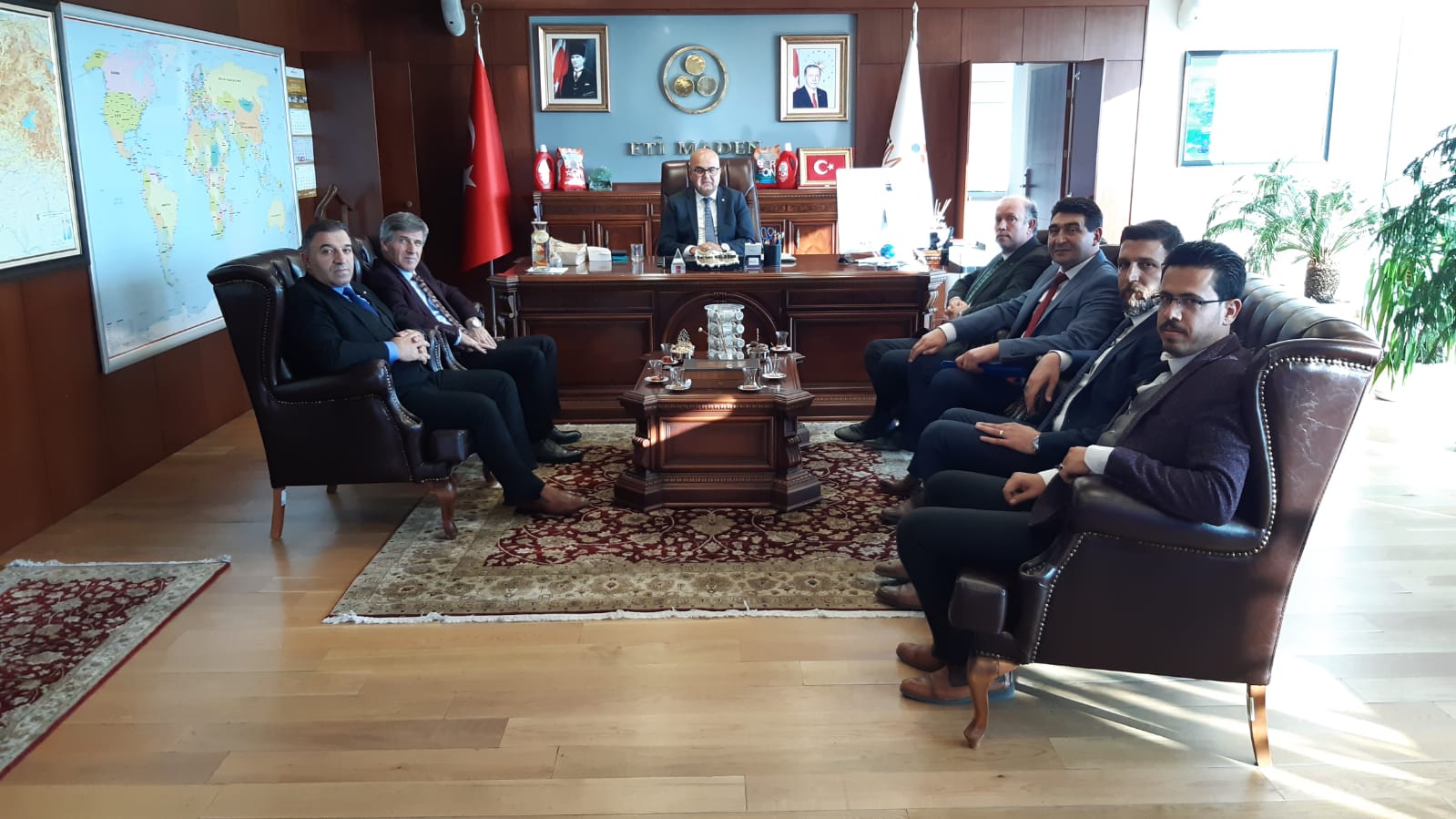 Genel Merkez Yöneticilerimiz Eti Maden Genel Müdürlüğü’nde