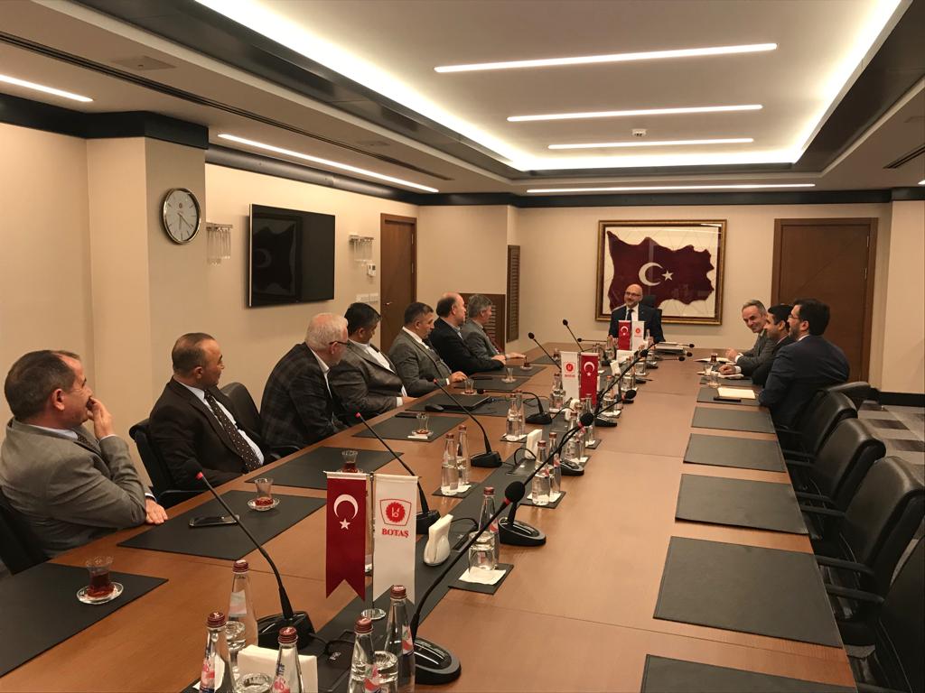 Merkez Yöneticilerimiz BOTAŞ Genel Müdürlüğünde