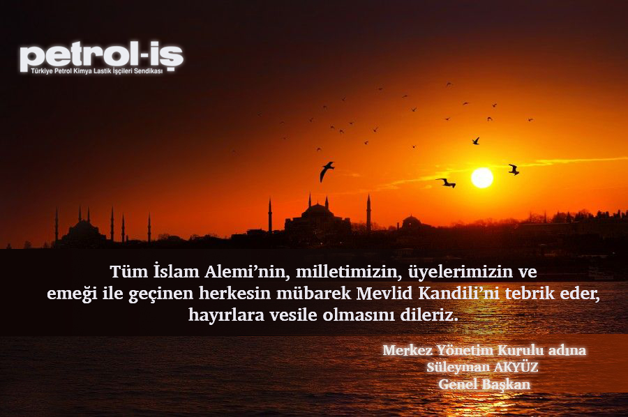 Merkez Yönetim Kurulumuzdan Mevlid Kandil’i Mesajı