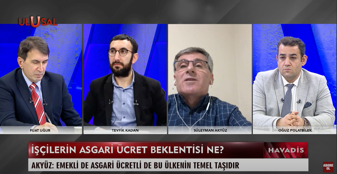 Genel Başkanımız Ulusal Kanal’da Havadis Programı’na Katıldı