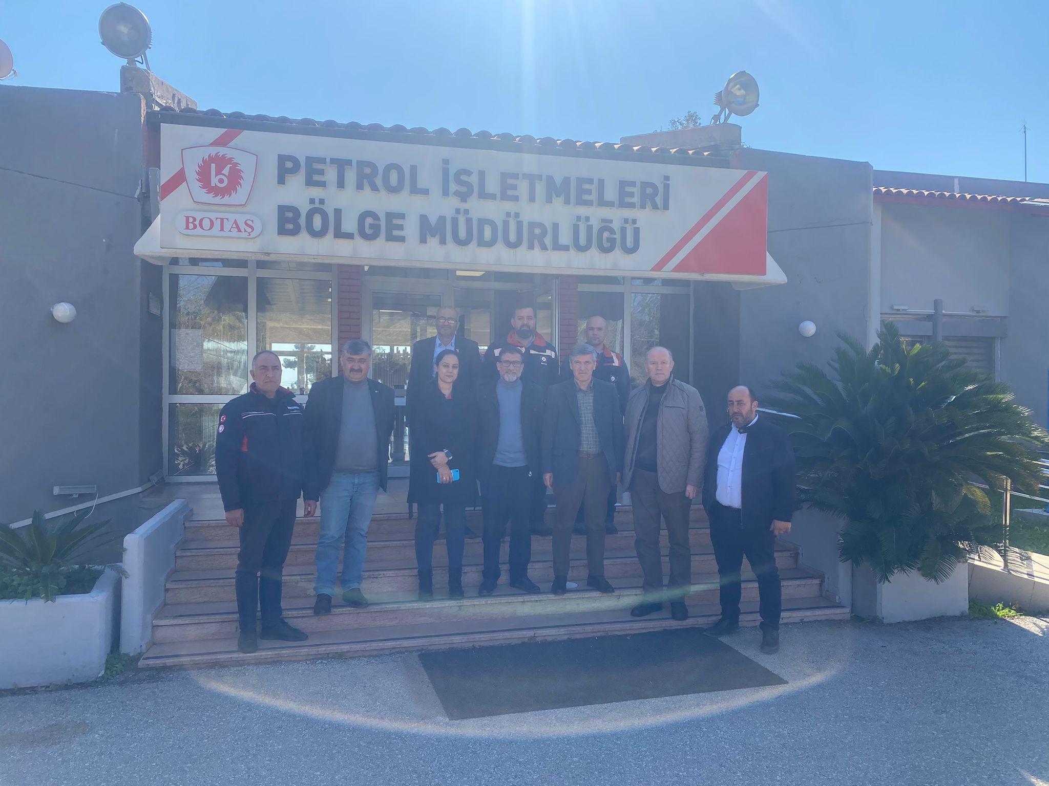 BOTAŞ GENEL MÜDÜRLÜĞÜNDE BOTAŞ YÖNETİCİLERİYLE TOPLANTI