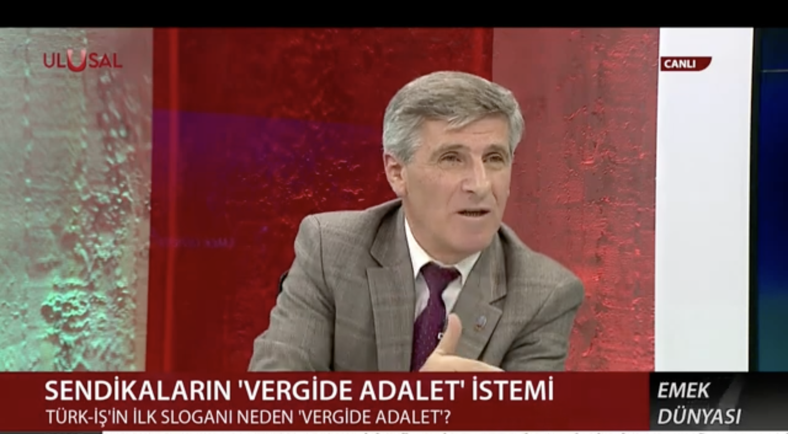 Genel Başkanımız Ulusal Kanal’a Konuk Oldu