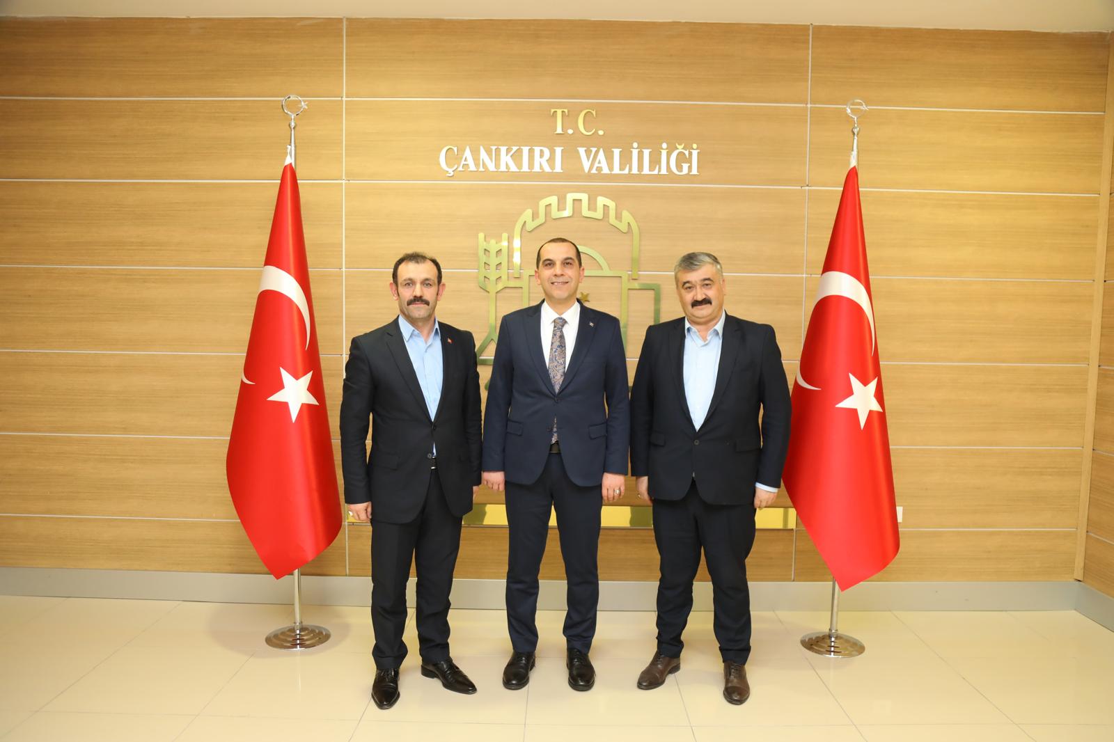 Genel Örgütlenme ve Eğitim Sekreterimizden Çankırı Valisine Ziyaret